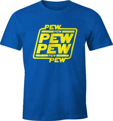 Produktbild von Herren T-Shirt Pew Pew Pew Fun-Shirt Moonworks®  L