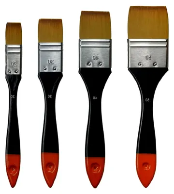 Produktbild von Acryl- und Ölmalerei Pinsel mit Borstenholzgriff