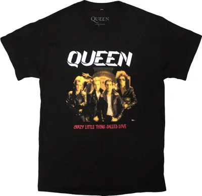 Produktbild von Queen - "Crazy Little Thing" T-Shirt für Herren/Damen Uni RO14202 (L) (Schwarz)