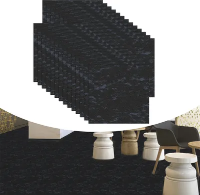 Obrázek produktu pro LARS360 54 kusů Samolepicí vinylová podlaha 30 x 30 cm, voděodolná PVC podlaha s 3D strukturou dřeva, cca 5 m² - námořnická modř