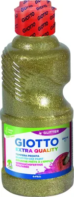 Produktbild von Giotto Fila Tempera Pronta Oro Glitterata 250 ml - Farbe auf Wasserbasis