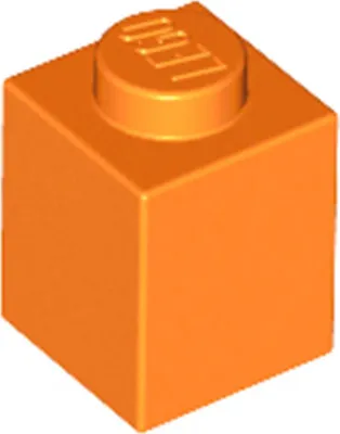 Image de 250 pièces Lego, pièces n° 3005 en orange (orange)