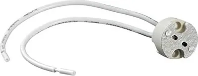 Produktbild von 5 x Keramik Lampenfassung Halogen LED Fassung G4 GX5,3 GY6,35 MR11 MR16 Sockel