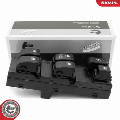 Obrázok produktu pre ESEN SKV 37SKV454 Spínač okien pre HYUNDAI TUCSON (JM) Spínač predných okien