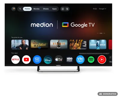 Produktbild von MEDION 108 cm (43 Zoll) QLED Fernseher 4K Smart TV - MD 843701