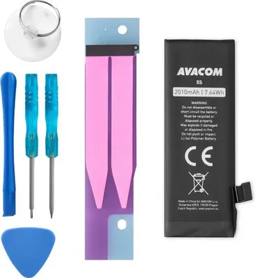 Obrázok produktu pre Batéria pre Apple iPhone 5s / 5c - vysokokapacitná, Li-Ion 3,8 V 2010 mAh (náhradná 616-0718)