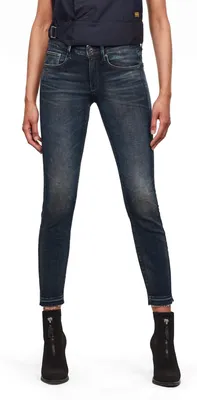 Produktbild von G-STAR RAW Damen 3301 Mid Skinny Ankle Jeans, Blau (Antic nebulas D15943-C296-B8