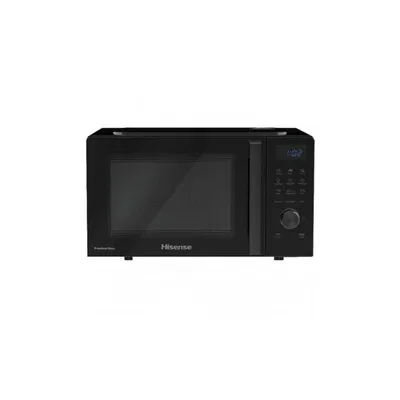 Zdjęcie produktu dla Hisense H23MOBSD1HG Czarna kuchenka mikrofalowa z grillem Płaska powierzchnia 23 L 800 W