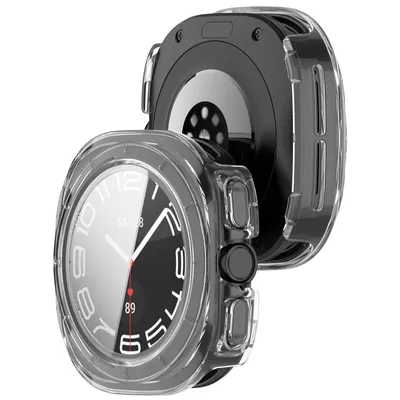 Produktbild von Schutzhülle mit Glas für Galaxy Watch Ultra 2 / 1, Bizon Case Watch Adamo, Transparent