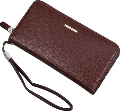 Produktbild von Lange Damengeldbörse, modische Handtasche mit Reißverschluss