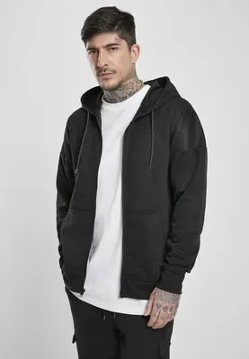Immagine prodotto di Felpa con cappuccio Southpole Felpa in neoprene Block Tech con zip integrale Nero-L