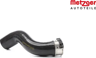 Image de Tuyau d'air de suralimentation refroidisseur d'air de suralimentation en bas à droite METZGER pour RENAULT CLIO IV