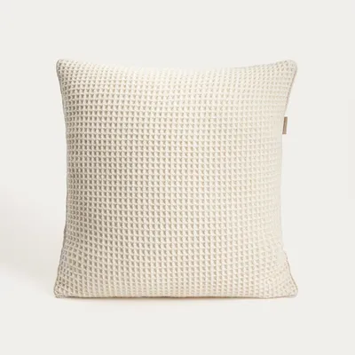 Zdjęcie produktu dla HOMLA Poszewka ARVEA ecru o waflowej fakturze 45x45 cm