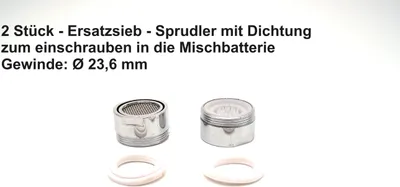 Produktbild von Wasserfilter Sprudler Sieb für Wasser - Mischbatterien 2 x 2 Stück