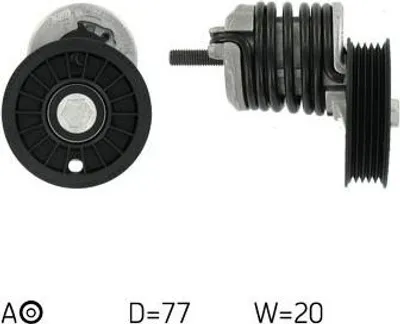 Produktbild von SKF VKM 31034 Spannrolle Keilrippenriemen für AUDI A4 Limousine (8D2, B5) A4 Avant (8D5, B5) A6 Avant (4B5, C5) A6 Limousine (4B2, C5) für VW