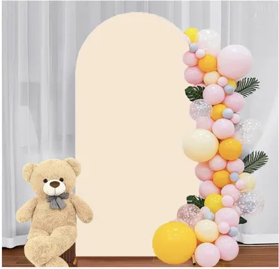 Produktbild von Cosmo Celebrations® Bogen Hintergrund Abdeckung (Beige, 1.2 × 2.2m)