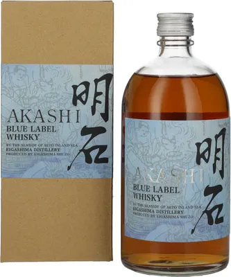 Produktbild von AKASHI BLUE Label Whisky 40% Vol. 0,7l in Geschenkbox