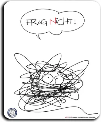 Produktbild von Grimmis Frag nicht - Mousepad - Mousepad