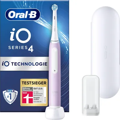 Produktbild von Oral-B | Elektrische Zahnbürste iO Series 4 - Lavendel - mit Smart-Technologie - für strahlendes Lächeln
