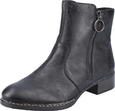 Produktbild von Rieker Damen Schuhe Stiefel Stiefeletten 73450, Größe:39 EU, Farbe:Schwarz