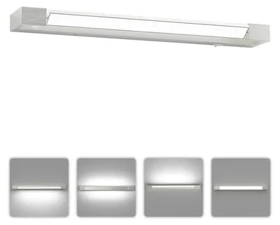 LED Spiegellampe 61 cm, 24W, 5000K, IP44, 360° drehbar