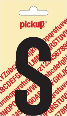 Productafbeelding van Sticker Nobel schwarz Sticker Buchstabe S Pickup