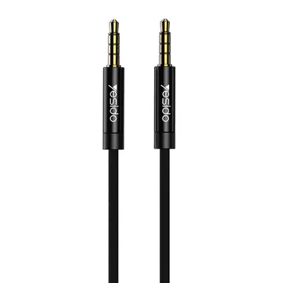 Obrázok produktu pre Audio kábel (YAU-15) - Jack 3,5 mm na Jack 3,5 mm, 2 m - čierny