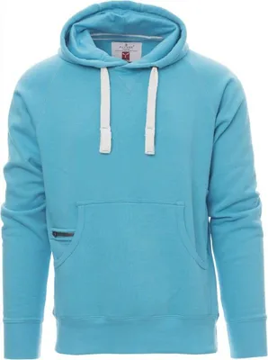 Produktbild von Herren Sweatshirt mit Kapuze "ATLANTA+" - Payper Atollblau L