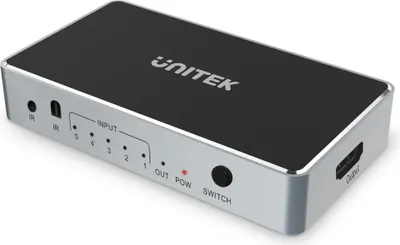 Zdjęcie produktu dla Unitech V1110A, HDMI, 1.4b, Czarny, Szary, 480p, 720p, 1080i, 1080p, 3840 x 2160 px, 4K DCI
