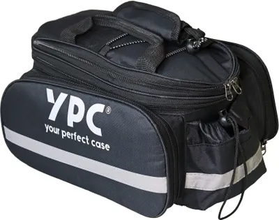 Produktbild von YPC Converter Fahrradtasche für Gepäckträger L – Gepäckträgertasche, Hinterradtasche Fahrrad mit Tragegriff, wasserdichte Outdoor Fahrradtasche, Ausfaltbare Seitentaschen, schwarz, 34x26x18cm – 18L