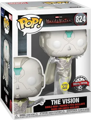 Produktbild von Marvel Wanda Vision - The Vision 824 Special Edition Glows - Funko Pop! - Vinyl Figur