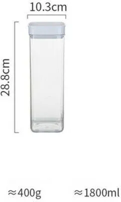 Produktbild von stapelbar AUFBEWAHRUNGSBOX Frischhaltedose Frischhaltebox Aufbewahrungsdose 2