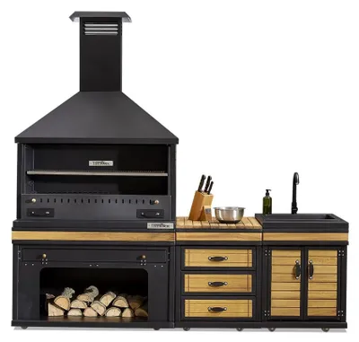 Produktbild von Outdoorküche Garten Terrasse Außenküche Küche Grill modern