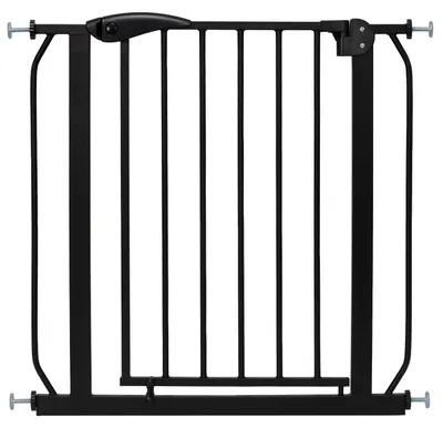 Produktbild von Treppengitter Türschutzgitter Treppenschutzgitter ohne Bohren Berrin 75-85 cm schwarz ib style®