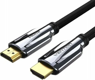 Obrázek produktu pro Kabel HDMI 2.1 8K Vention AALBF/ HDMI samec - HDMI samec/ 1m/ šedý a černý