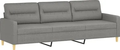 Obrázek produktu pro vidaXL Pohovka pro 3 osoby tmavě šedá 210 cm látka
