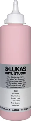 Produktbild von Lukas Cryl Studio Plastic Bottle Acrylfarbe Peach Pink 500 ml 1 stk