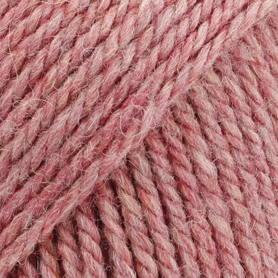 Close-up of pink yarn.