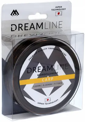 Produktbild von Mikado Dreamline Carp Angelschnur 0,30mm Camouflage 1200m