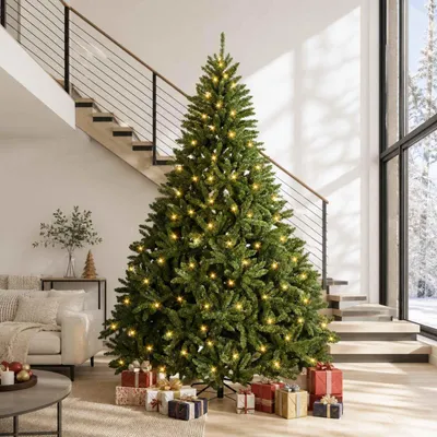Obrázok produktu pre Umelý vianočný stromček, výška 300 cm, 1000 LED svetiel