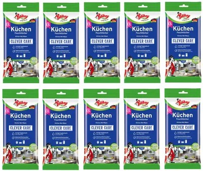 Produktbild von Poliboy XXL Küchen Reinigungstücher 10er Set - 240 Stück, Inhalt 24 Stück pro Packung