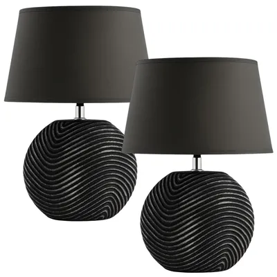 Produktbild von Tischlampe 2er Set Nachttisch Lampe Nachttischlampe Tischleuchte Leuchte