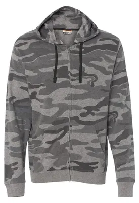 Produktbild von Burnside - Kapuzenpullover Durchgehender Reißverschluss für Herren/Damen Uni LT1203 (M) (Schwarz)