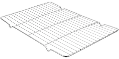 Backrost aus Edelstahl, 34x24 cm, Kühlgitter für Ofen & Grill
