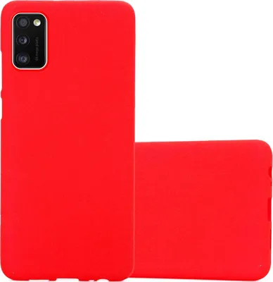 Produktbild von Cadorabo Schutzhülle für Samsung Galaxy A41 Hülle in Rot Handyhülle TPU Etui Cover Case