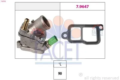 Produktbild von FACET Thermostat Kühlmittel 90°C für VOLVO V70 II (285) V50 (545) XC90 I (275) S60 I (384) C30 (533)