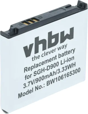 Produktbild von vhbw Akku Ersatz für Samsung AB503442CE, AB503442CU für Handy Smartphone Telefon (600 mAh, 3,7 V, Li-Ion)