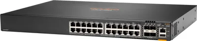 Produktbild von HPE Aruba Networking Aruba 6200F 24G 4SFP+, Managed, L3, Gigabit Ethernet (10/100/1000), Rack-Einbau, 1U