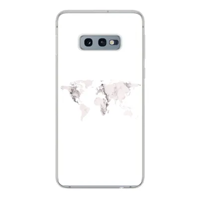 Produktbild von MuchoWow® Handyhülle Schutzhülle Hülle für Samsung Galaxy S10e Weltkarte - Marmor - Weiß Silikon Softcase Handy Hülle - Handy