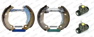 Produktbild von FERODO Bremsensatz Trommelbremse Hinten passend für PEUGEOT 206 Schrägheck (2A/C) FMK345